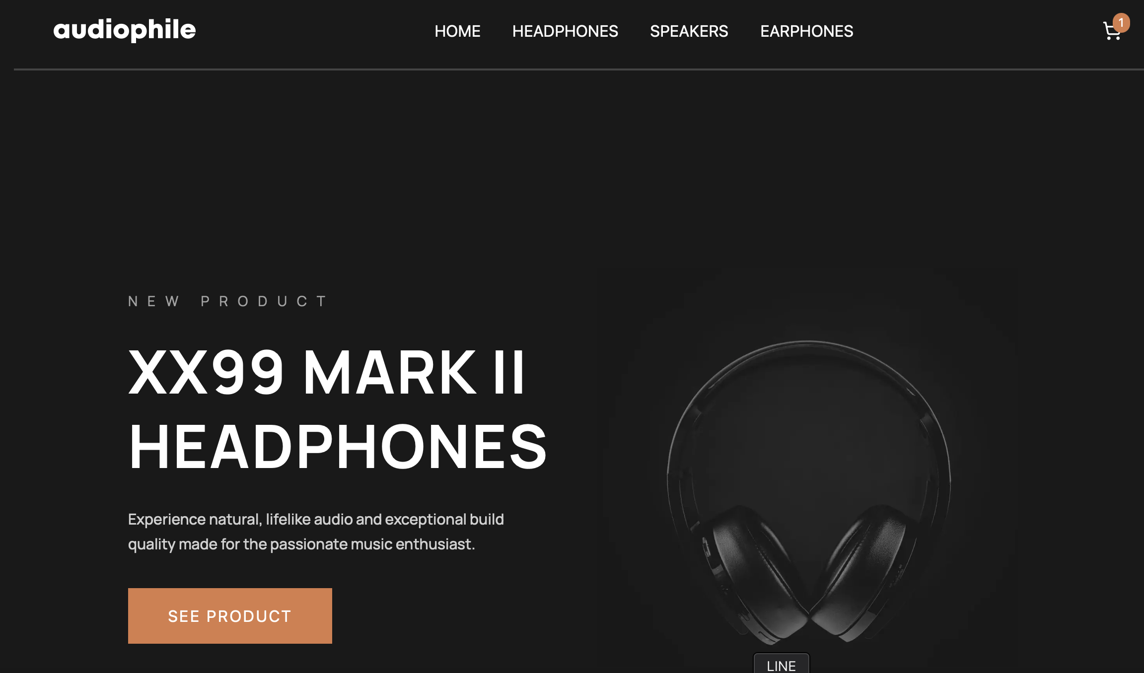 Audiophile Ecommerce Website